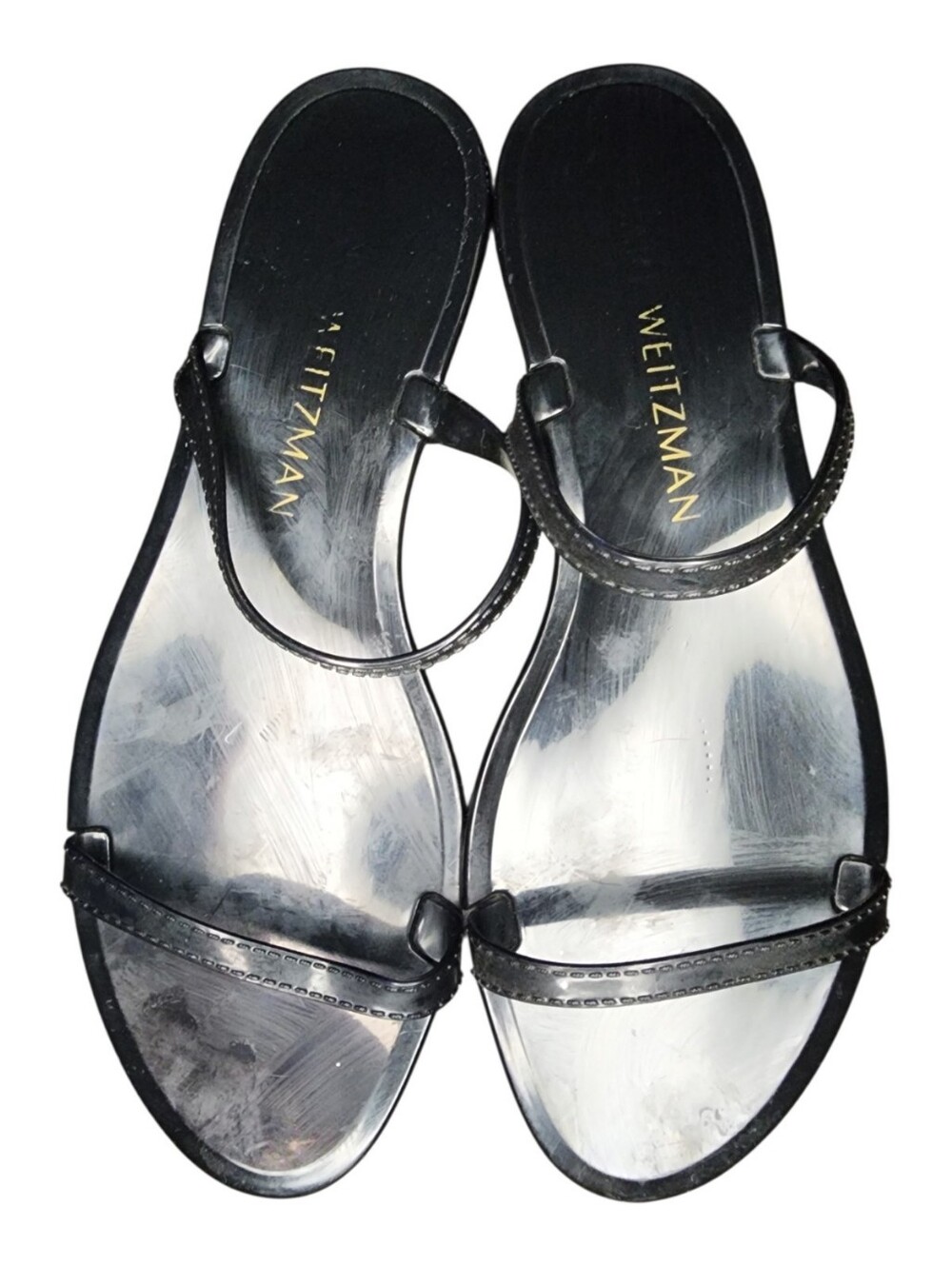 Stuart Weitzman Sawyer Slide Sandals, Womens 9 - Picture 5 of 7